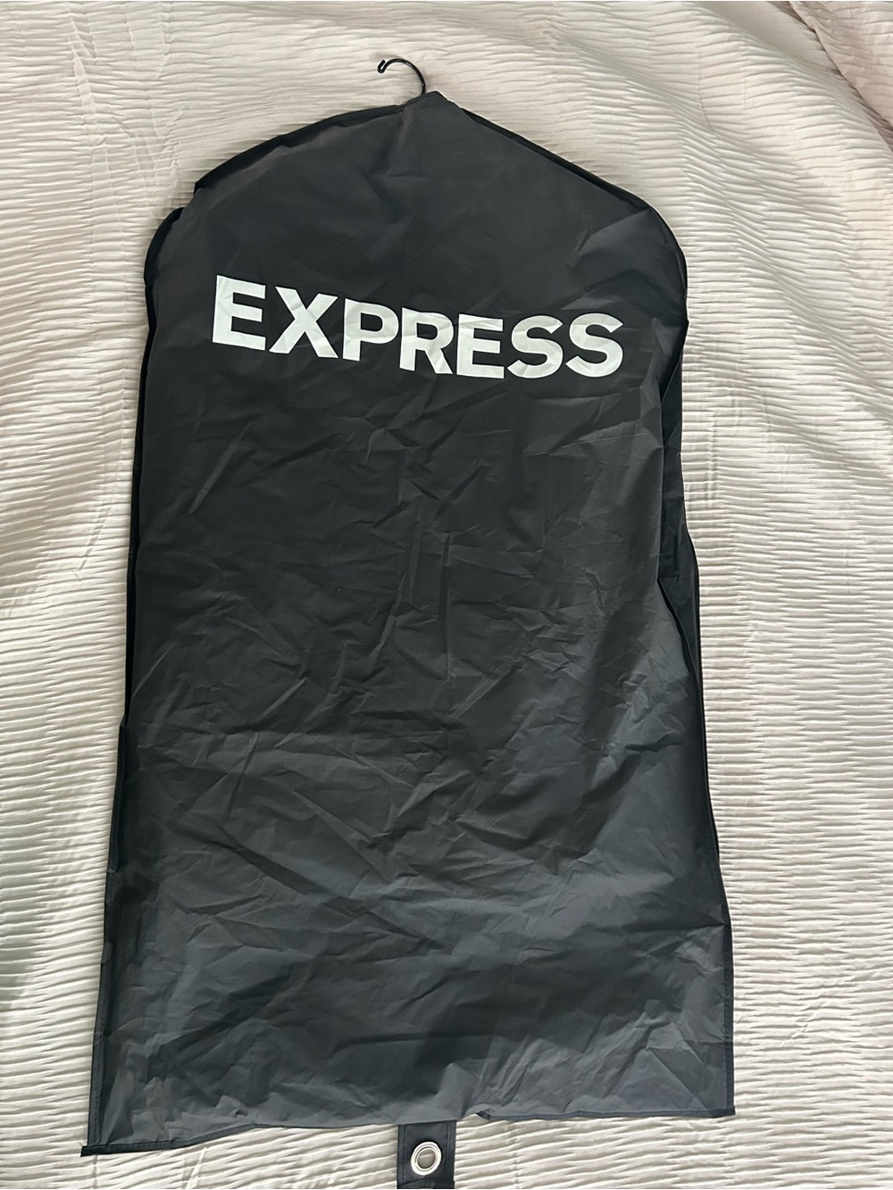 Express Black Garment Cover with White Logo